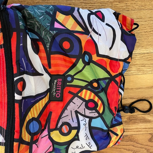 Romero Britto Pop Art Drawstring Backpack & Insulated Cooler Bag ?✨ main image 7